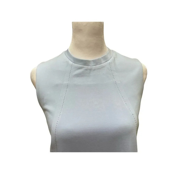 J. McLaughlin Alicia Sleeveless A-Line Dress Steel Blue Knee Length Sz Small NWT - Picture 4 of 8